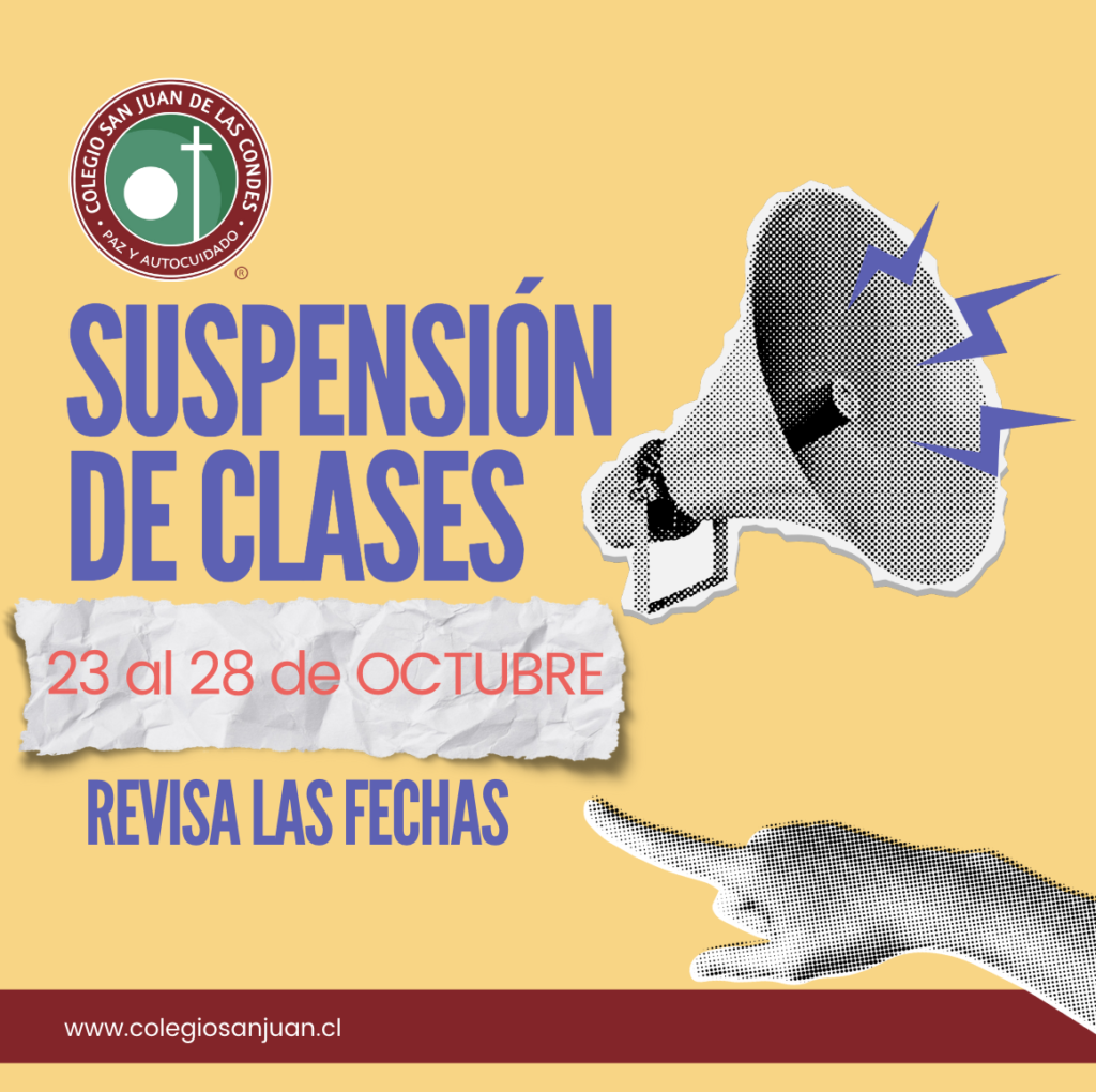 aviso suspension de clases