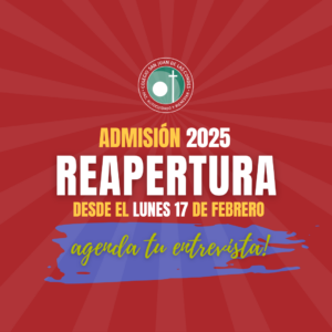 reapertura admision 2025