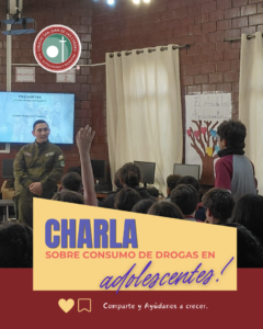 charla consumo de drogas en adolescentes