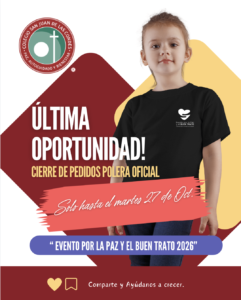 venta poleras evento por la paz 2026